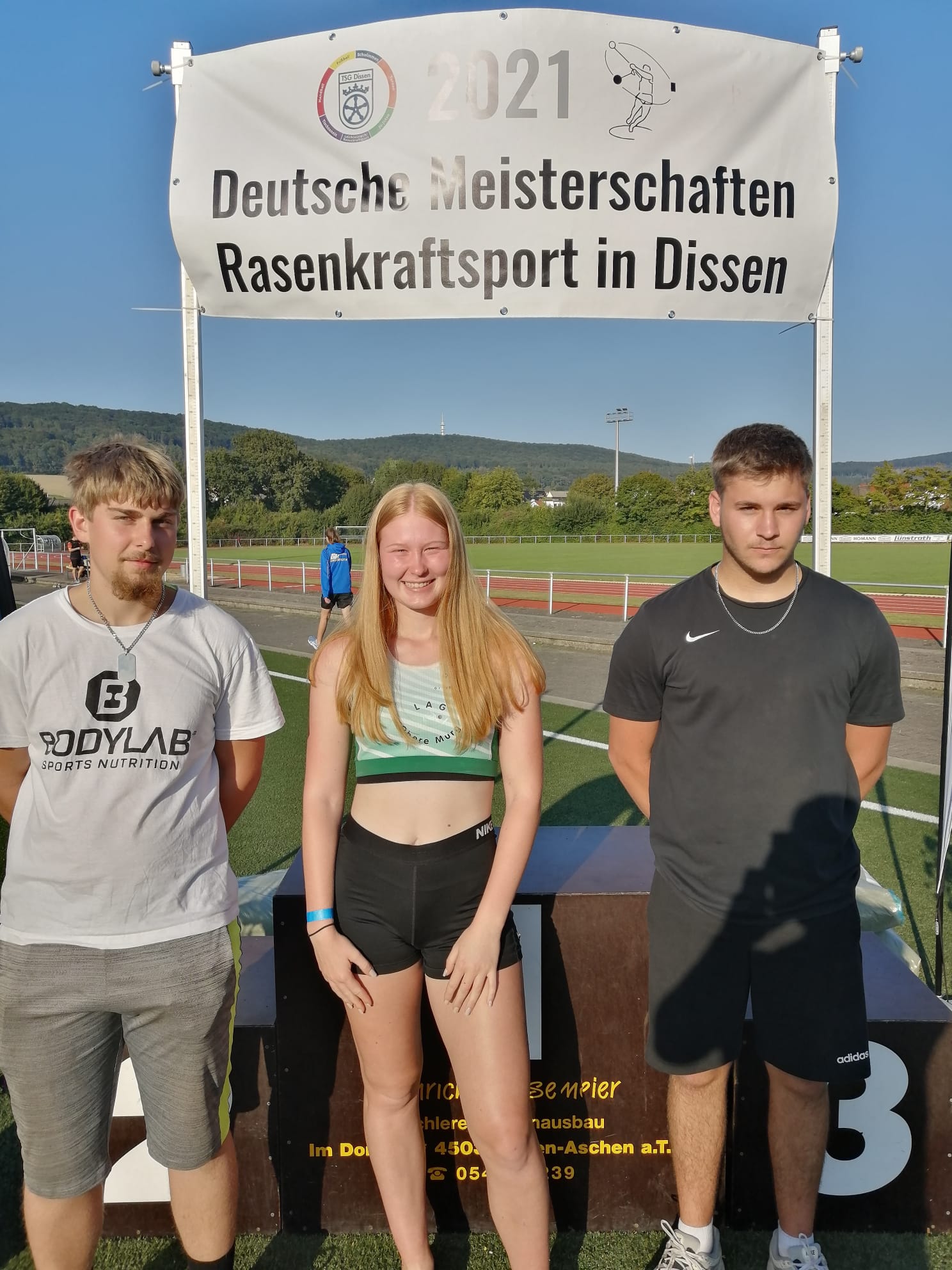 Deutsche Meisterschaften Rasenkraftsport 2021 in Dissen