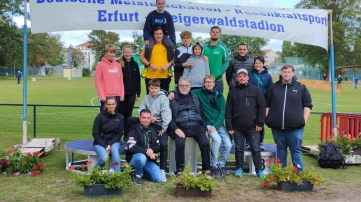 Rasenkraftsportler aus Langenbrand bei Deutschen Meisterschaften in Erfurt